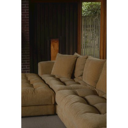 Davie Lounge Modular Sectional Golden Yellow