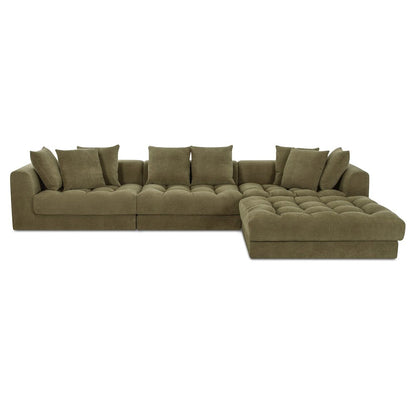 Davie Lounge Modular Sectional Olive