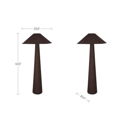 Gigi Floor Lamp Dark Brown