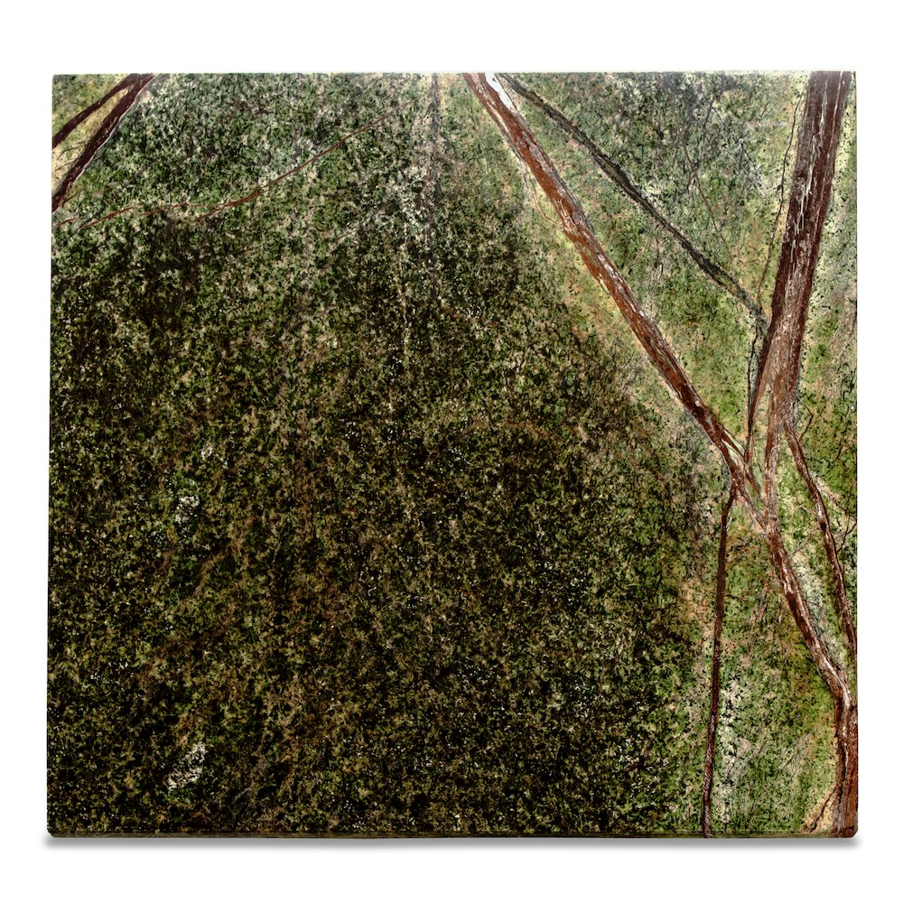 Blair Accent Table Rainforest Green Marble