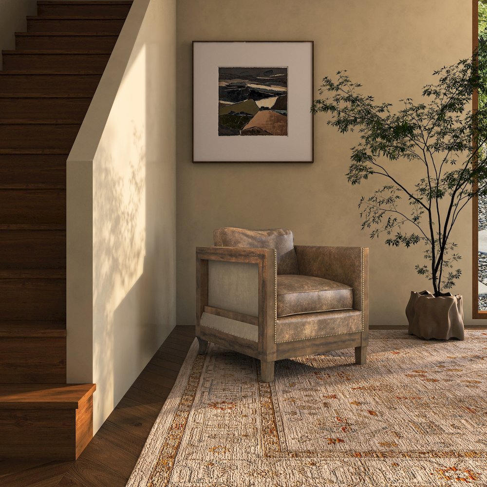 Darlington Club Chair Light Brown