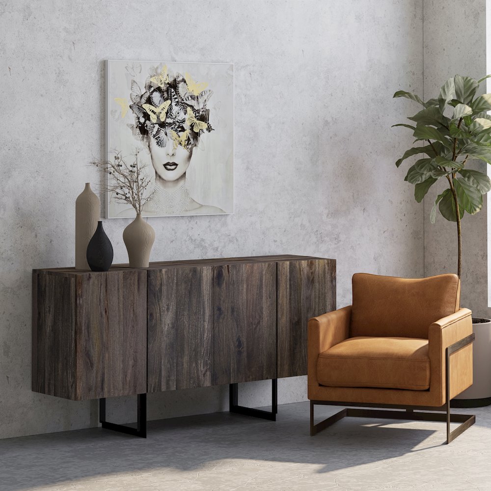 Luxley Club Chair Brown