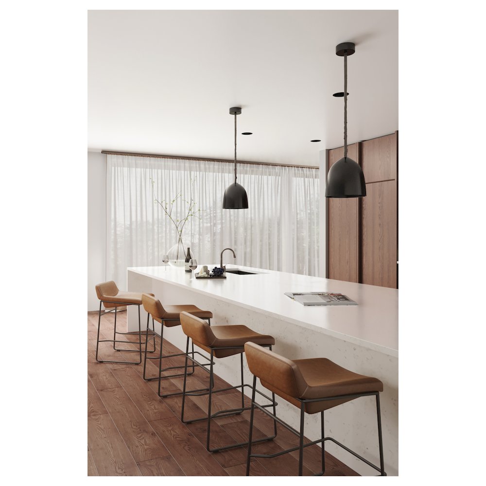 Starlet Counter Stool Open Road Brown Leather - Set of Two