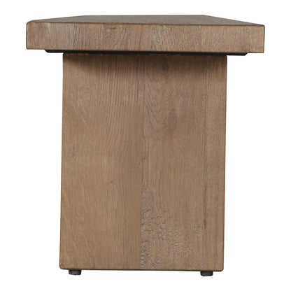 Koshi Bench Sandblasted Amber Oak