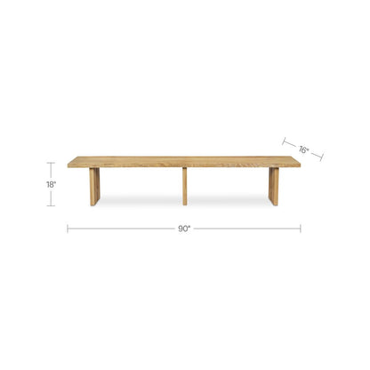 Tessa Dining Bench Natural