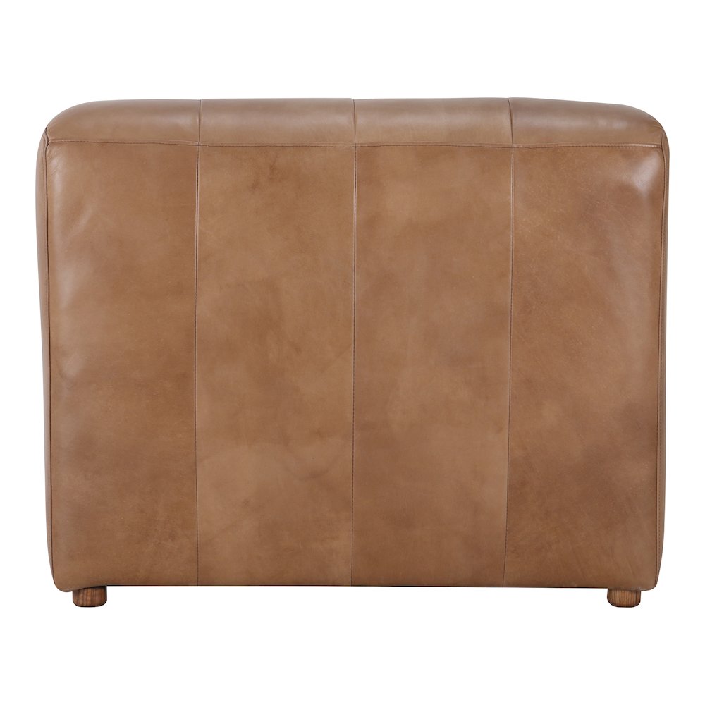 Ramsay Leather Chaise Tan