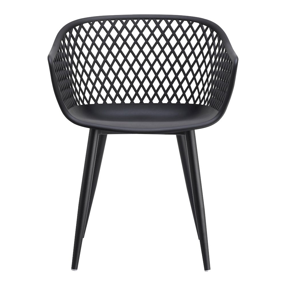 Piazza Outdoor Chair Black - Set of Two
