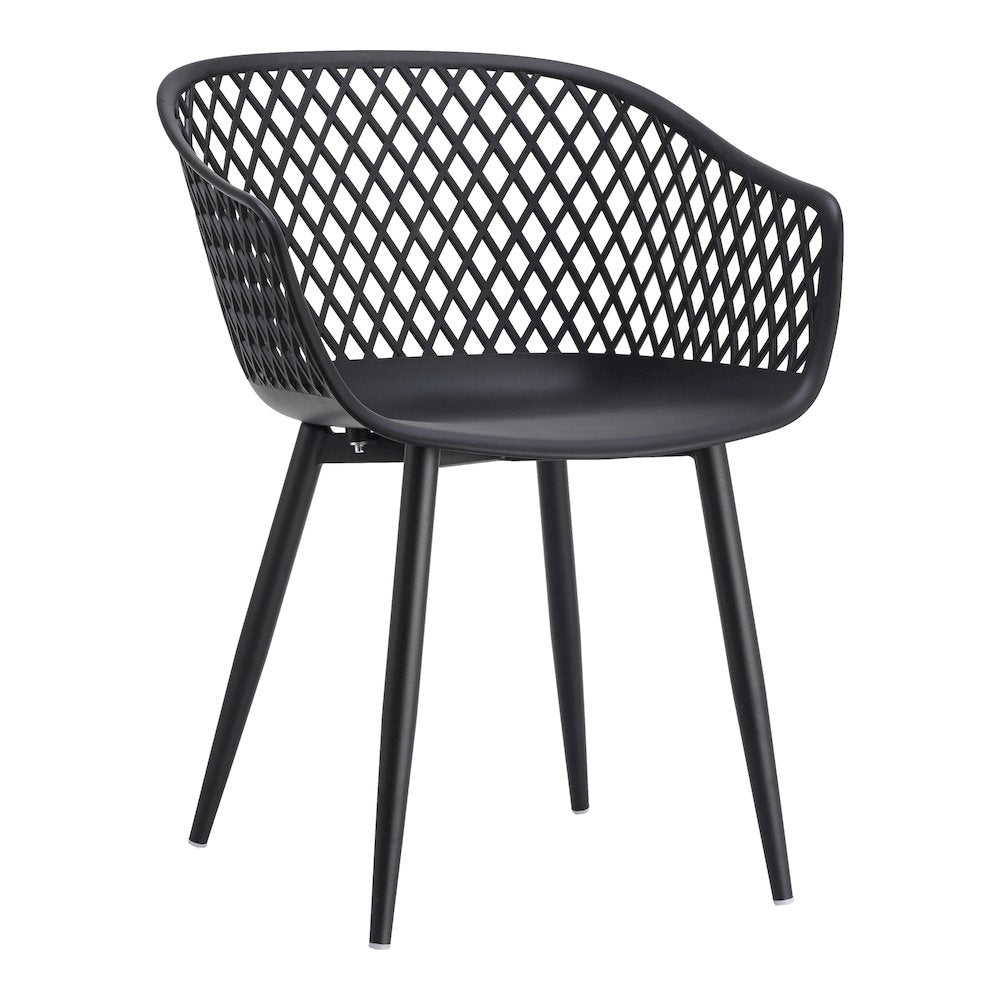 Piazza Outdoor Chair Black - Set of Two