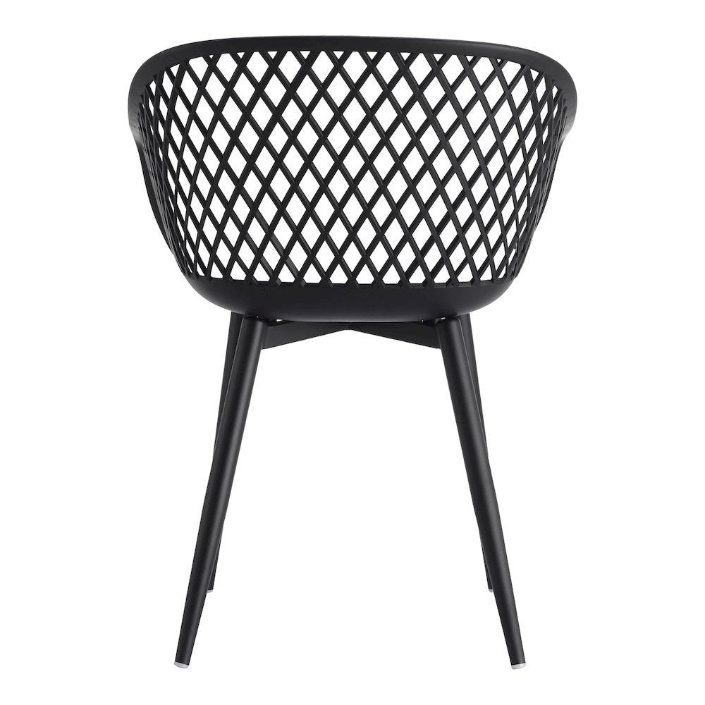 Piazza Outdoor Chair Black - Set of Two