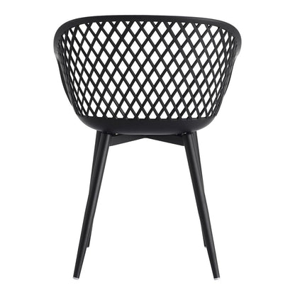 Piazza Outdoor Chair Black - Set of Two