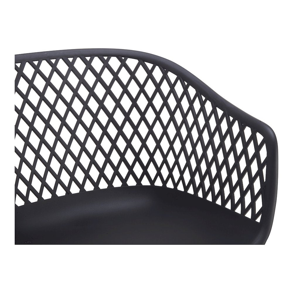 Piazza Outdoor Chair Black - Set of Two