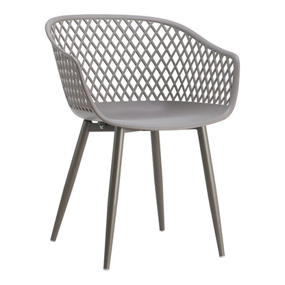 Piazza Outdoor Chair Grey - Set of Two