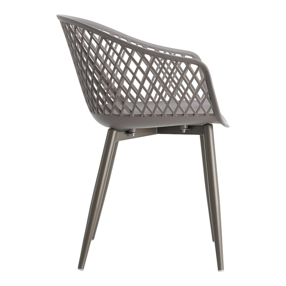 Piazza Outdoor Chair Grey - Set of Two