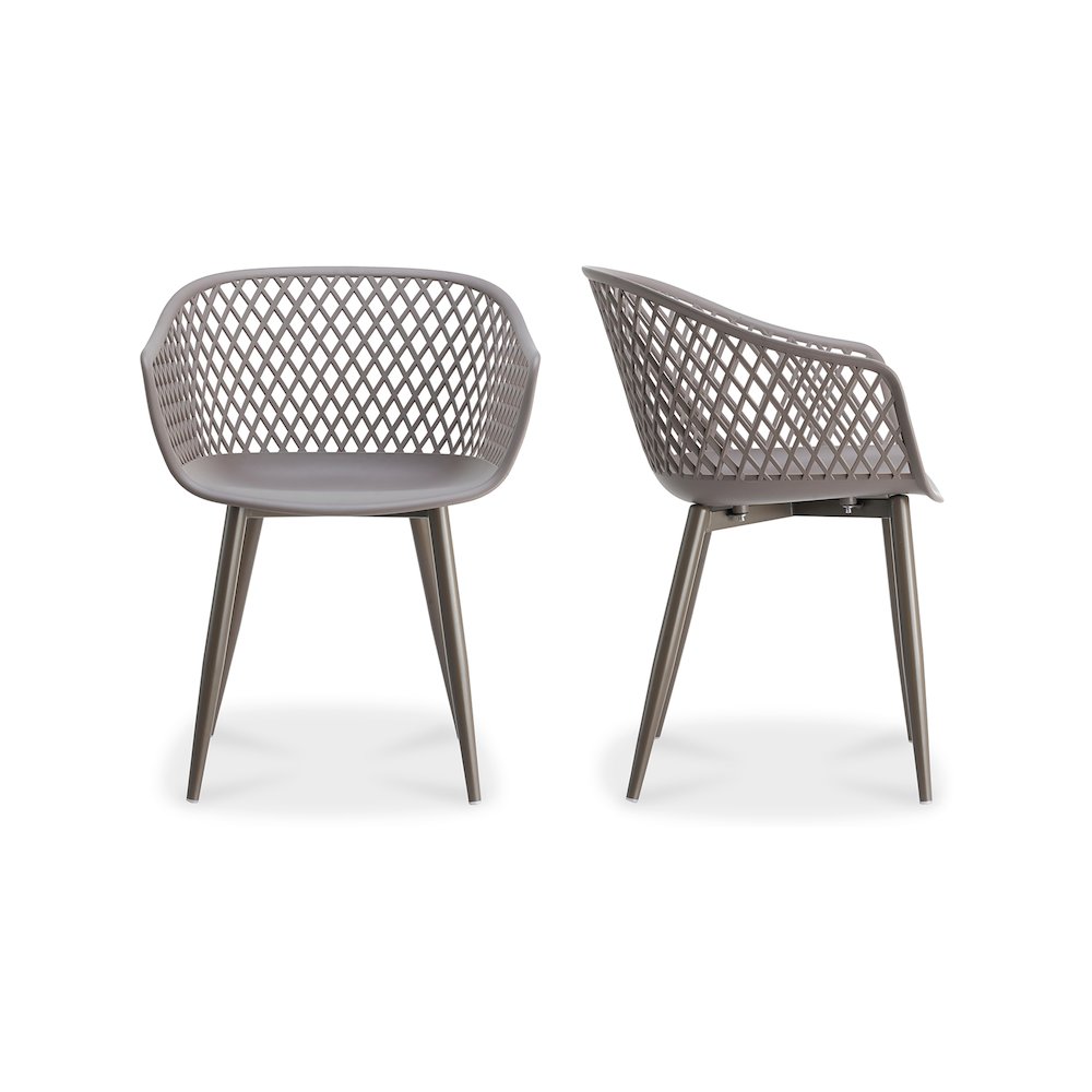 Piazza Outdoor Chair Grey - Set of Two