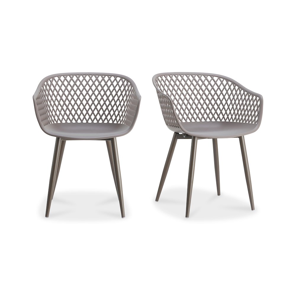Piazza Outdoor Chair Grey - Set of Two
