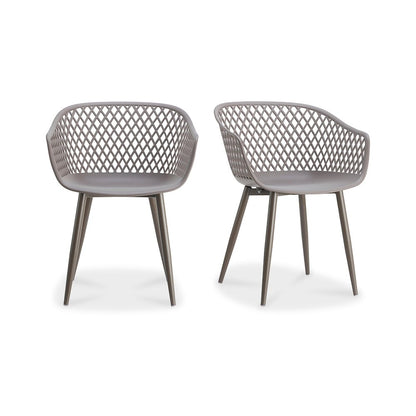 Piazza Outdoor Chair Grey - Set of Two