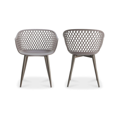 Piazza Outdoor Chair Grey - Set of Two