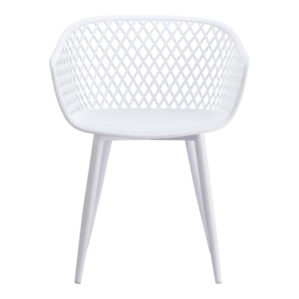 Piazza Outdoor Chair White - Set of Two