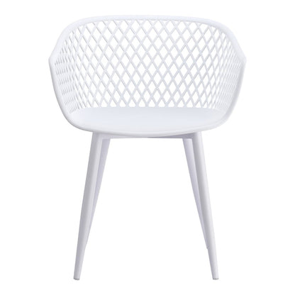 Piazza Outdoor Chair White - Set of Two