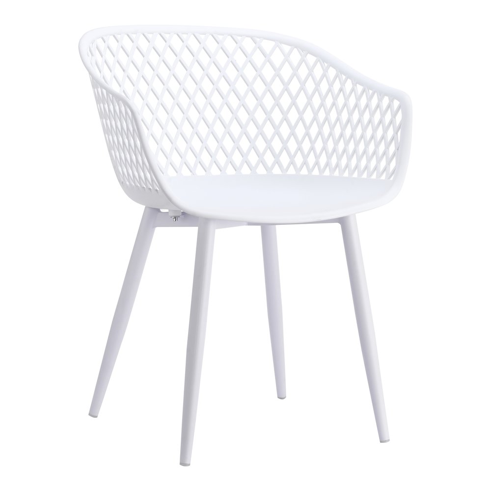 Piazza Outdoor Chair White - Set of Two
