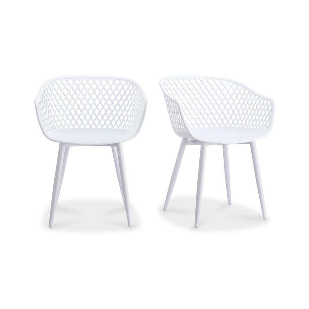 Piazza Outdoor Chair White - Set of Two