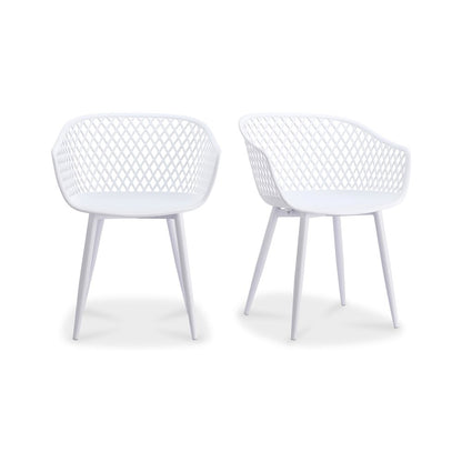 Piazza Outdoor Chair White - Set of Two