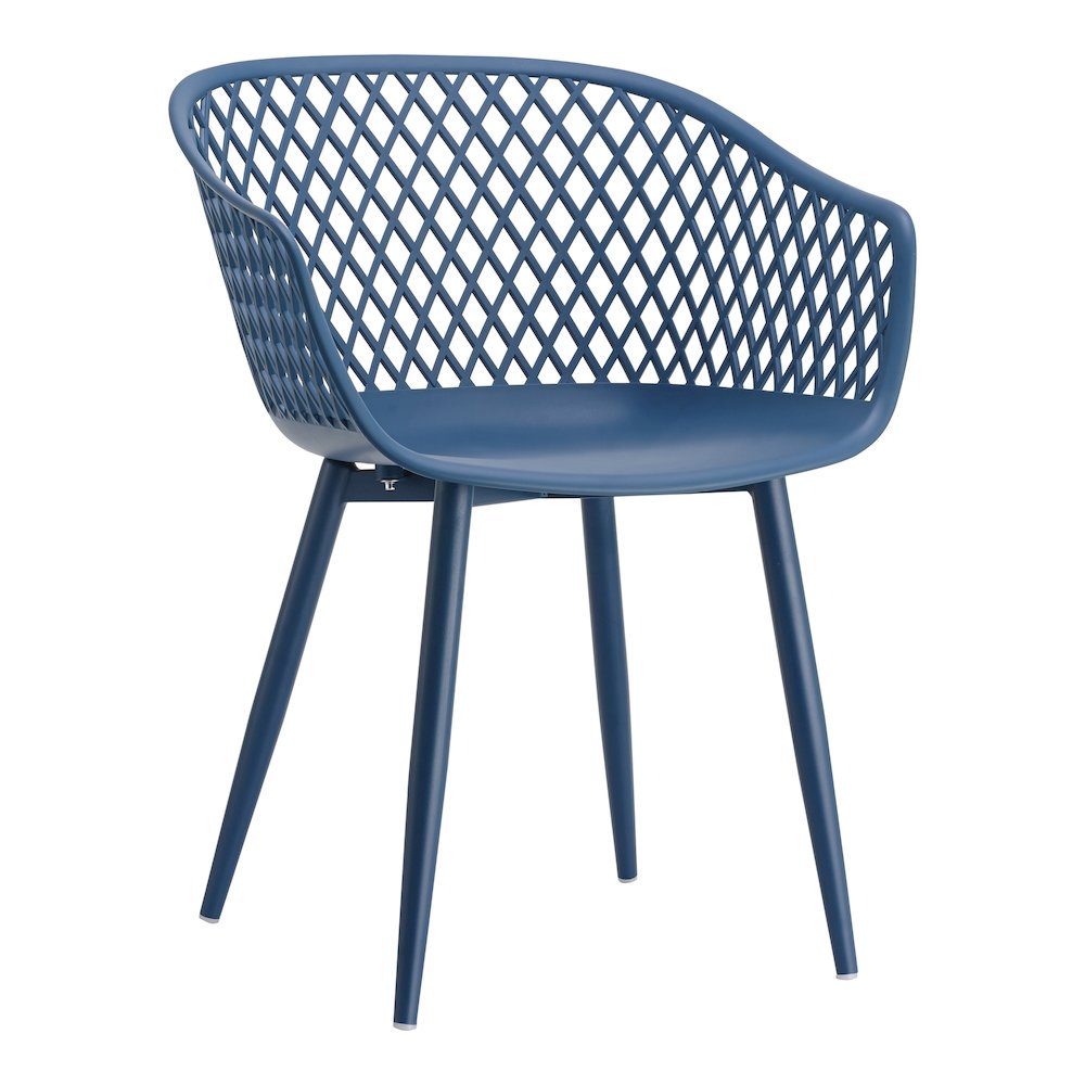 Piazza Outdoor Chair Blue - Set of Two