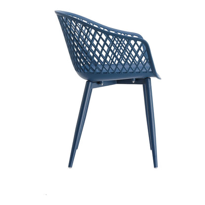 Piazza Outdoor Chair Blue - Set of Two