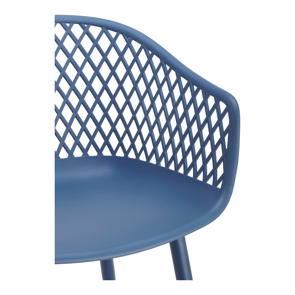 Piazza Outdoor Chair Blue - Set of Two