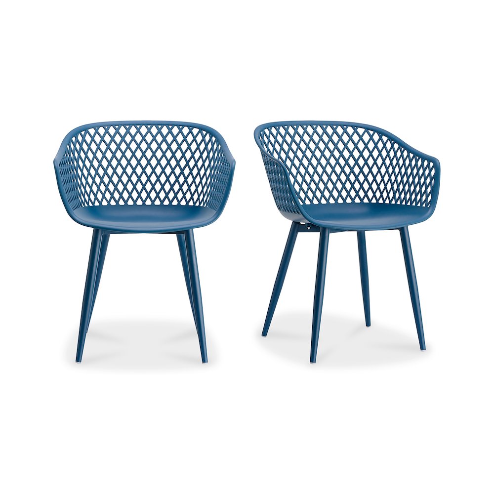 Piazza Outdoor Chair Blue - Set of Two