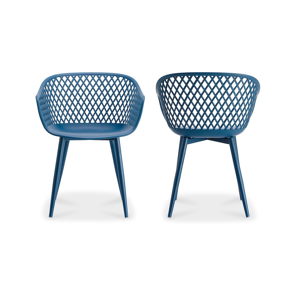 Piazza Outdoor Chair Blue - Set of Two
