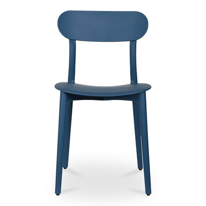 Kent Outdoor Dining Chair Navy - Set of Two