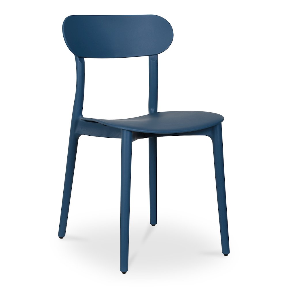 Kent Outdoor Dining Chair Navy - Set of Two