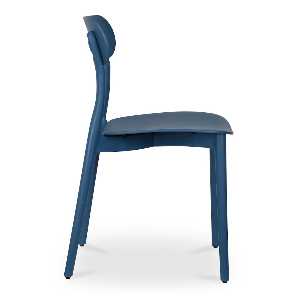 Kent Outdoor Dining Chair Navy - Set of Two
