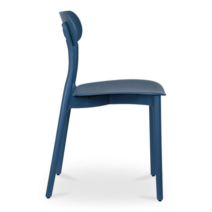 Kent Outdoor Dining Chair Navy - Set of Two