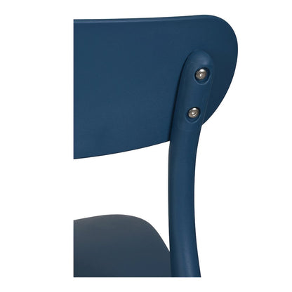 Kent Outdoor Dining Chair Navy - Set of Two