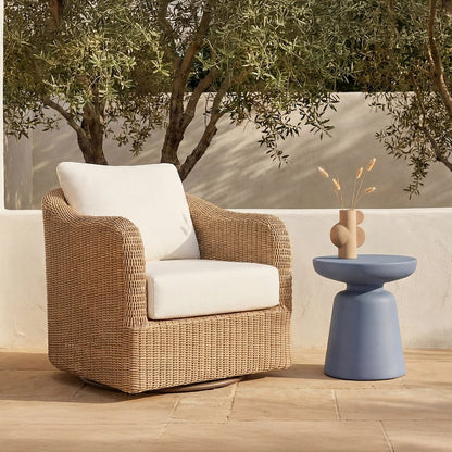 Ruth Outdoor Side Table Blue