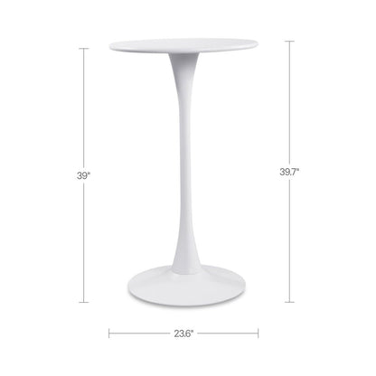Gage Outdoor Bar Table White
