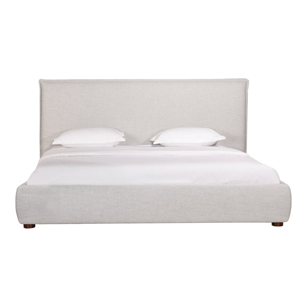 Luzon Queen Bed Light Grey