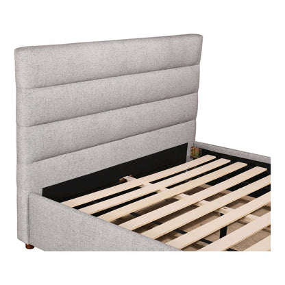 Takio Queen Bed Light Grey