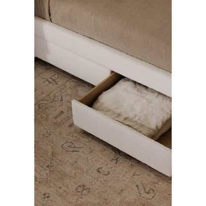 Sophia King Storage Bed Cream