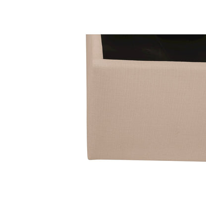Sebastion King Storage Bed Cream