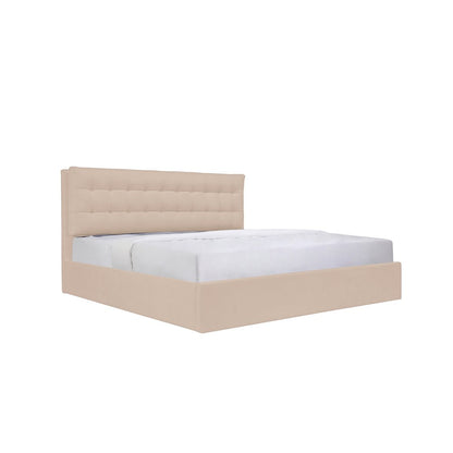 Sebastion King Storage Bed Cream