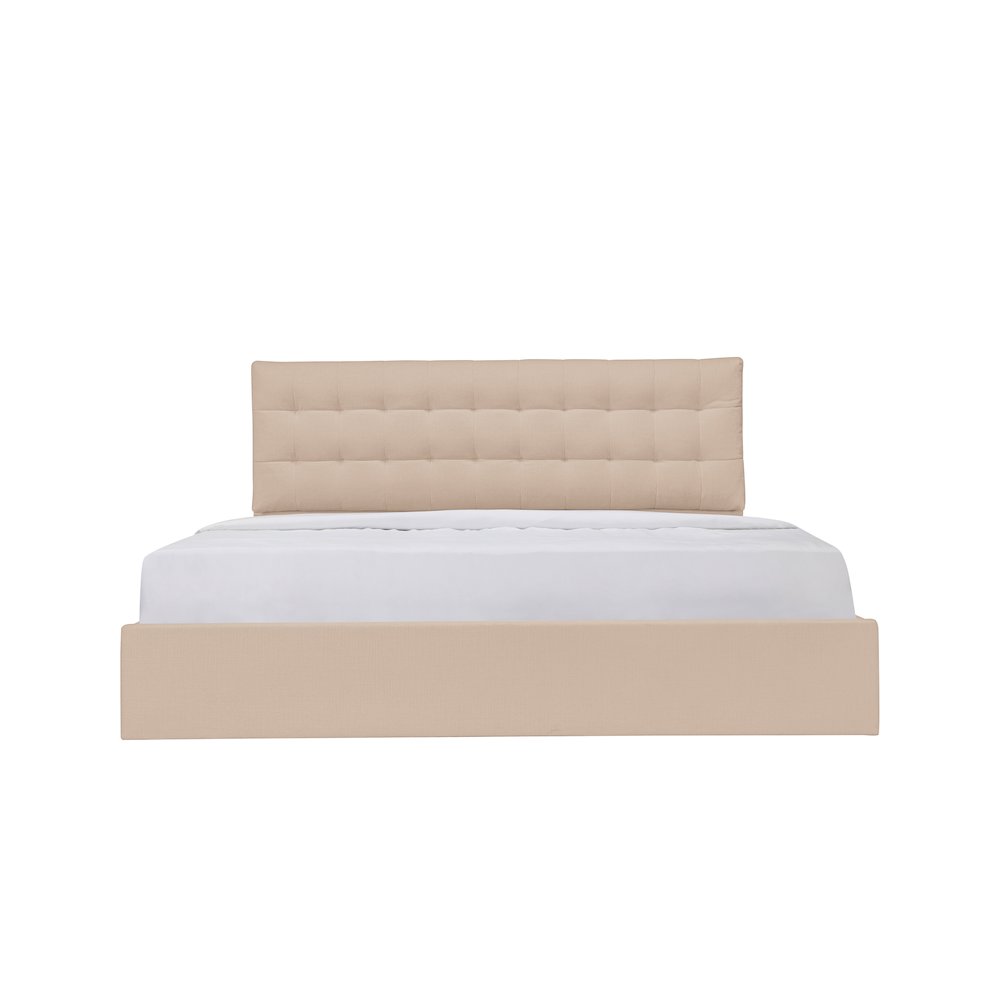 Sebastion King Storage Bed Cream