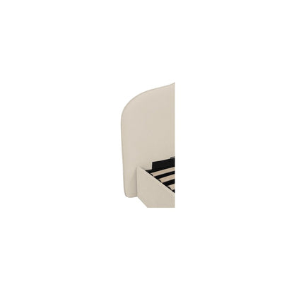 Maggie King Storage Bed Cream