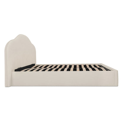 Maggie King Storage Bed Cream