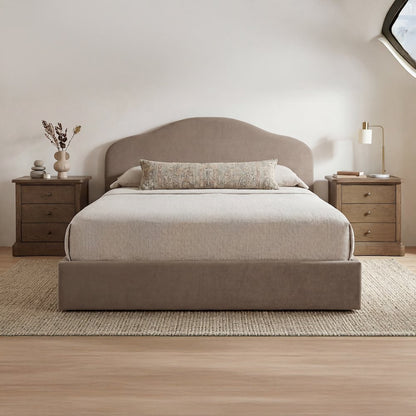 Maggie King Storage Bed Taupe
