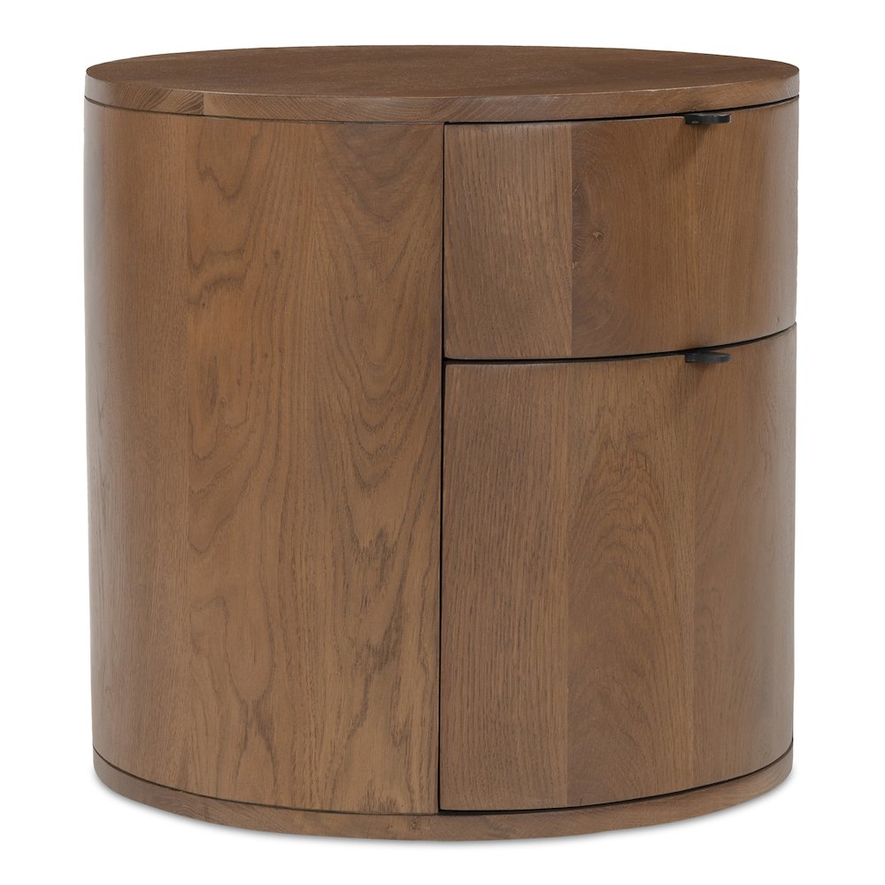 Theo 2 Drawer Nightstand Brown