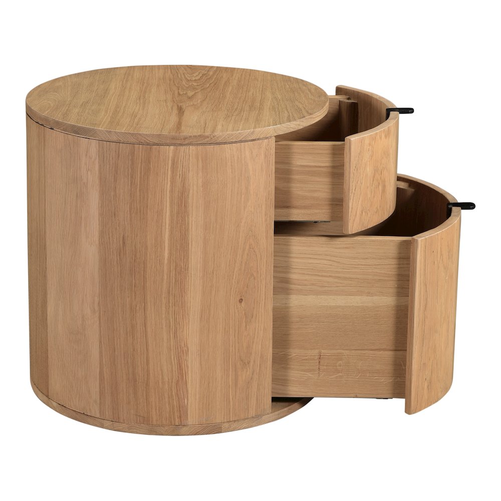 Theo 2 Drawer Nightstand Natural