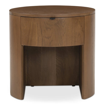 Theo 1 Drawer Nightstand Brown
